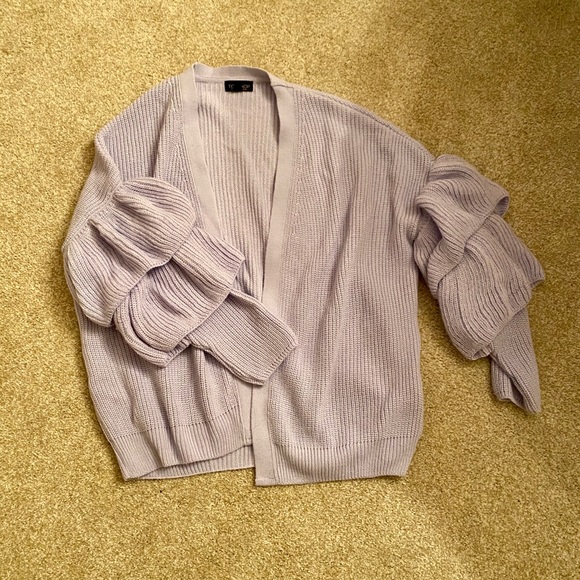 TopShop Ruffle pastel Sweater - Picture 2 of 4